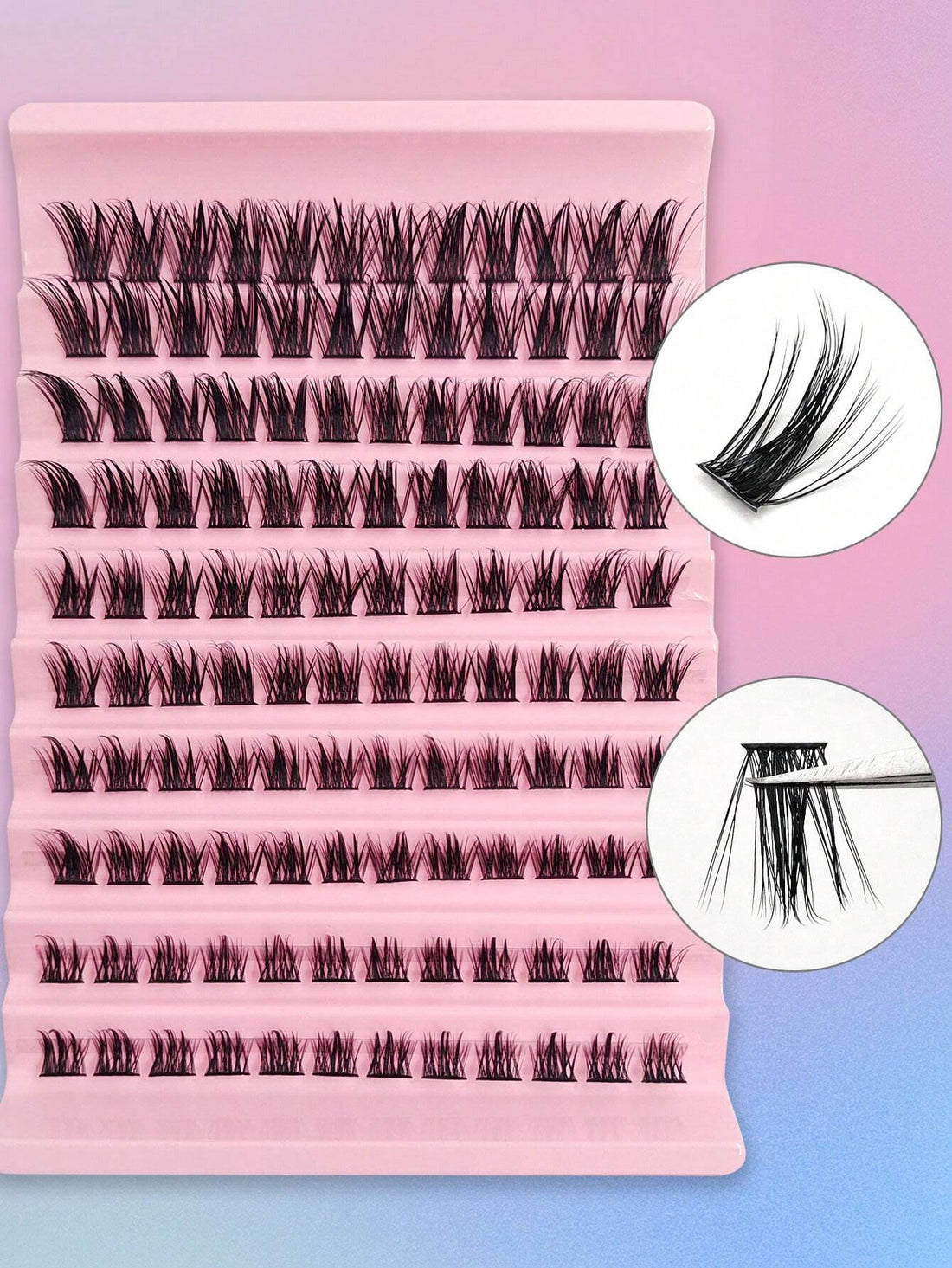 SHEIN 120pcs Asiteo Natural Soft Faux Mink Eyelashes, Individual False Eyelashes - view 5