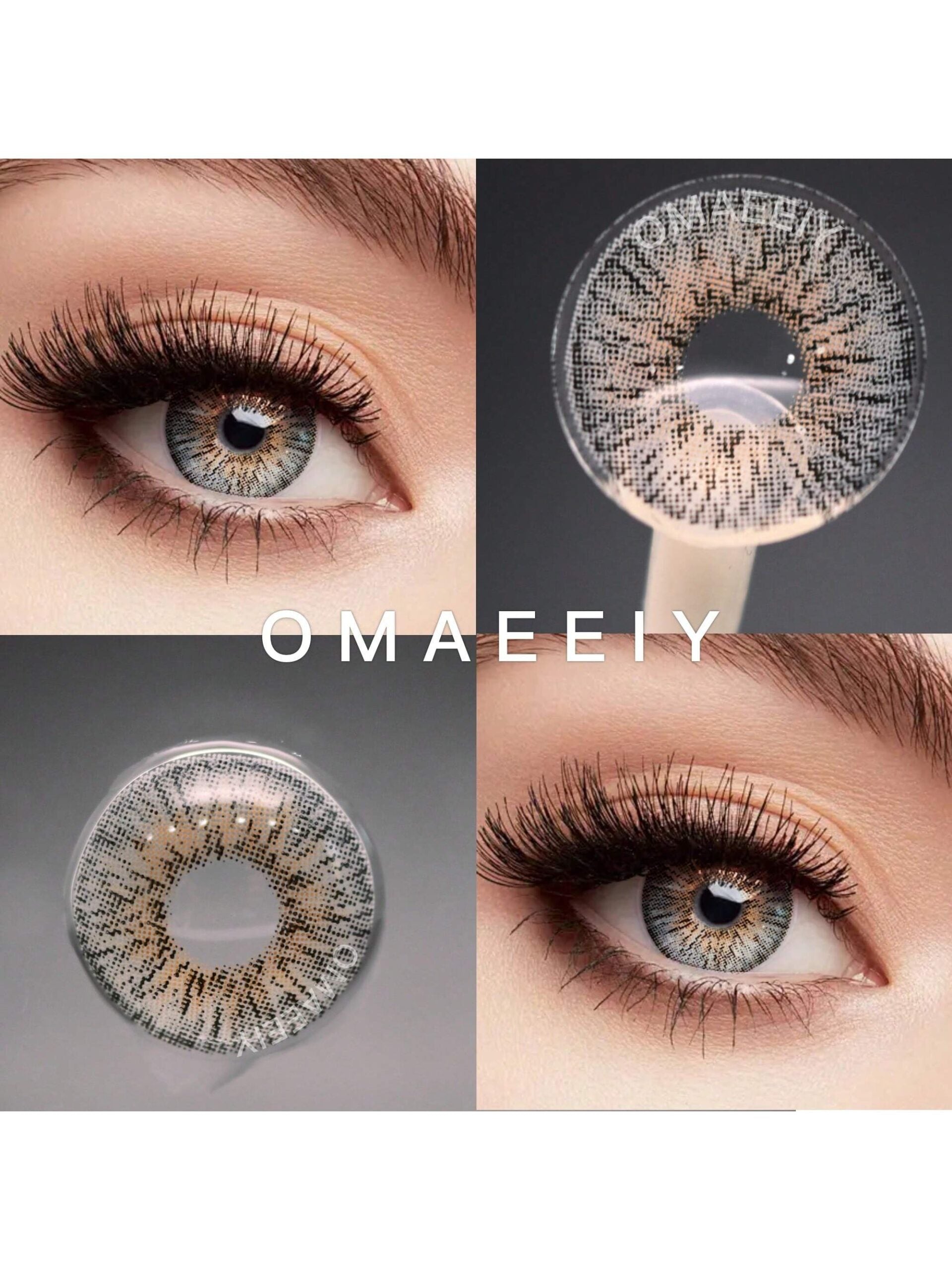 SHEIN A Pair Of Colored Contact Lenses With 14.5mm Diameter And 40% Water Content