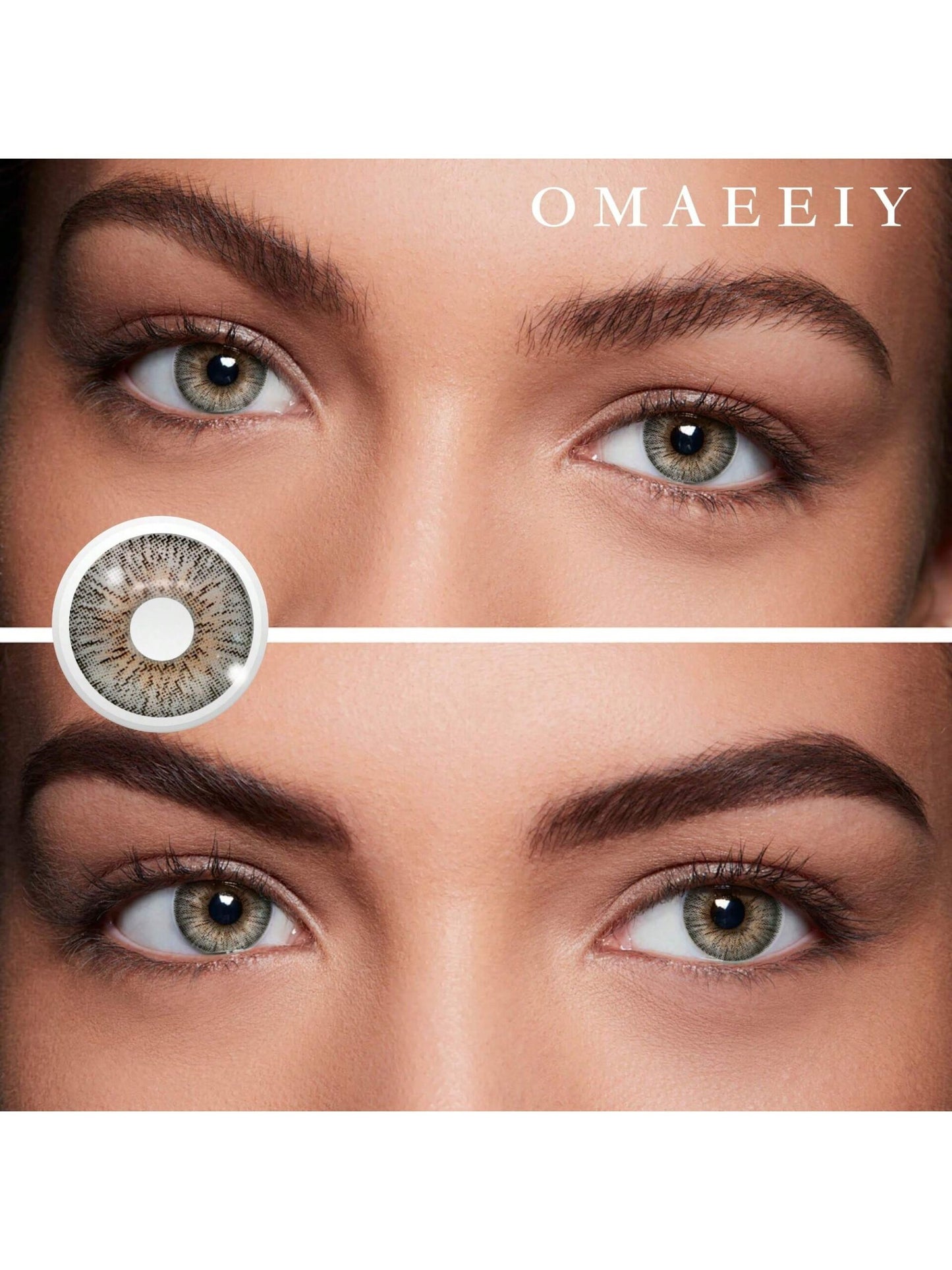 عدسات لاصقة ملونة من SHEIN بقطر 14.5 مم ومحتوى مائي 40%