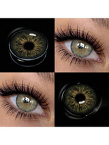 SHEIN 1 Pair Of Natural Color Soft Contact Lenses, Yearly Replacement, 14.5mm Diameter