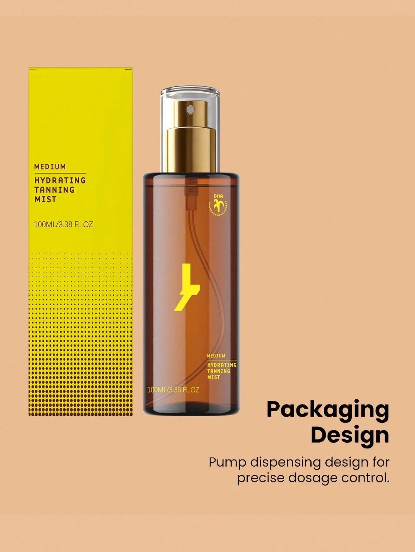 SHEIN 1 Box 100ml Sunless Tanning Mist, Tanning Oil For Wheat & Bronze Skin Tone