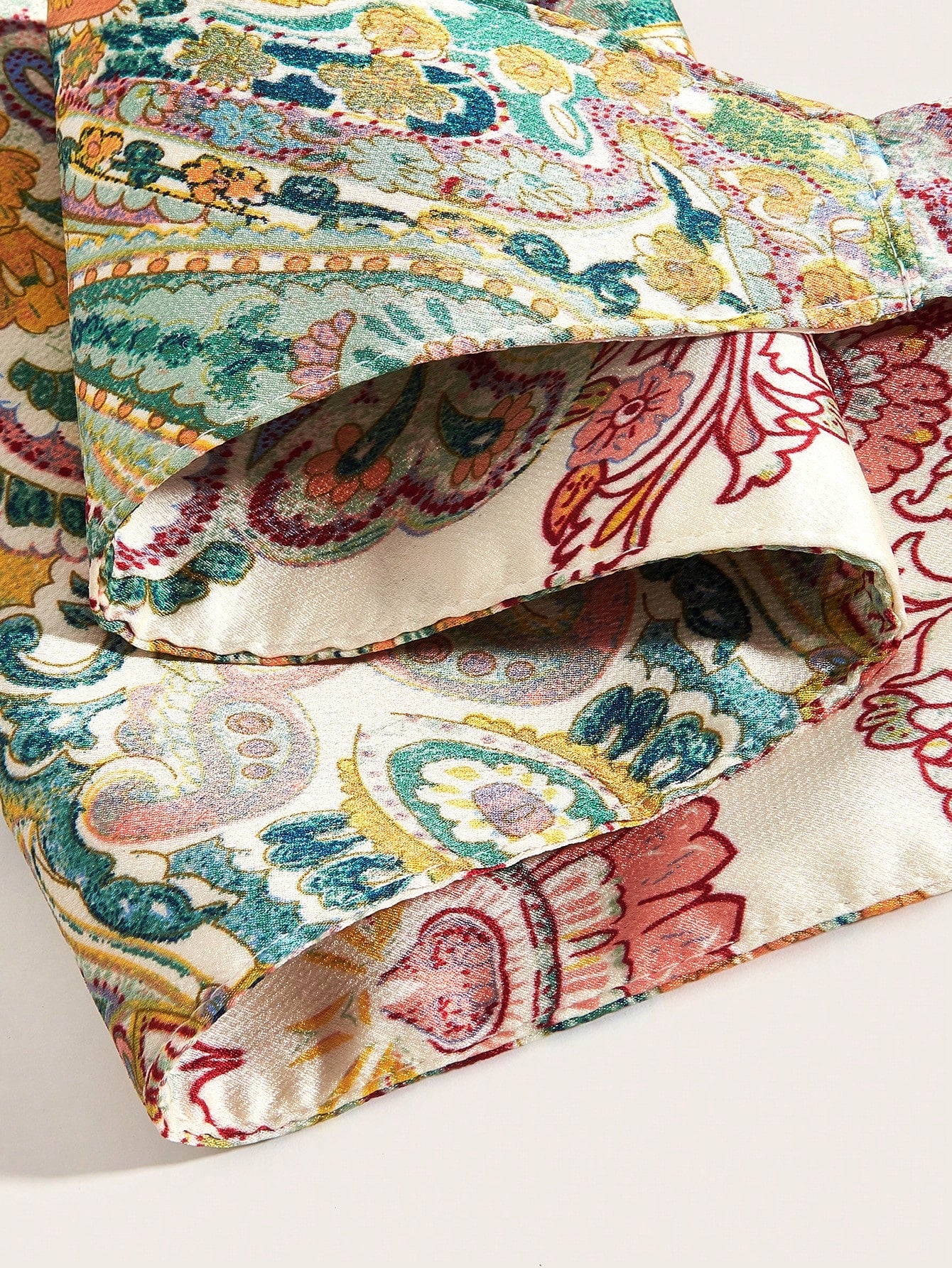 SHEIN 1pc Boho Style Sweet & Fresh Women's Triangle Embroidered Waist Belt