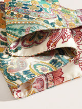 SHEIN 1pc Boho Style Sweet & Fresh Women's Triangle Embroidered Waist Belt