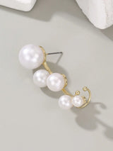 SHEIN 1pc Fashion Luxurious Faux Pearl Ear Cuff Clip