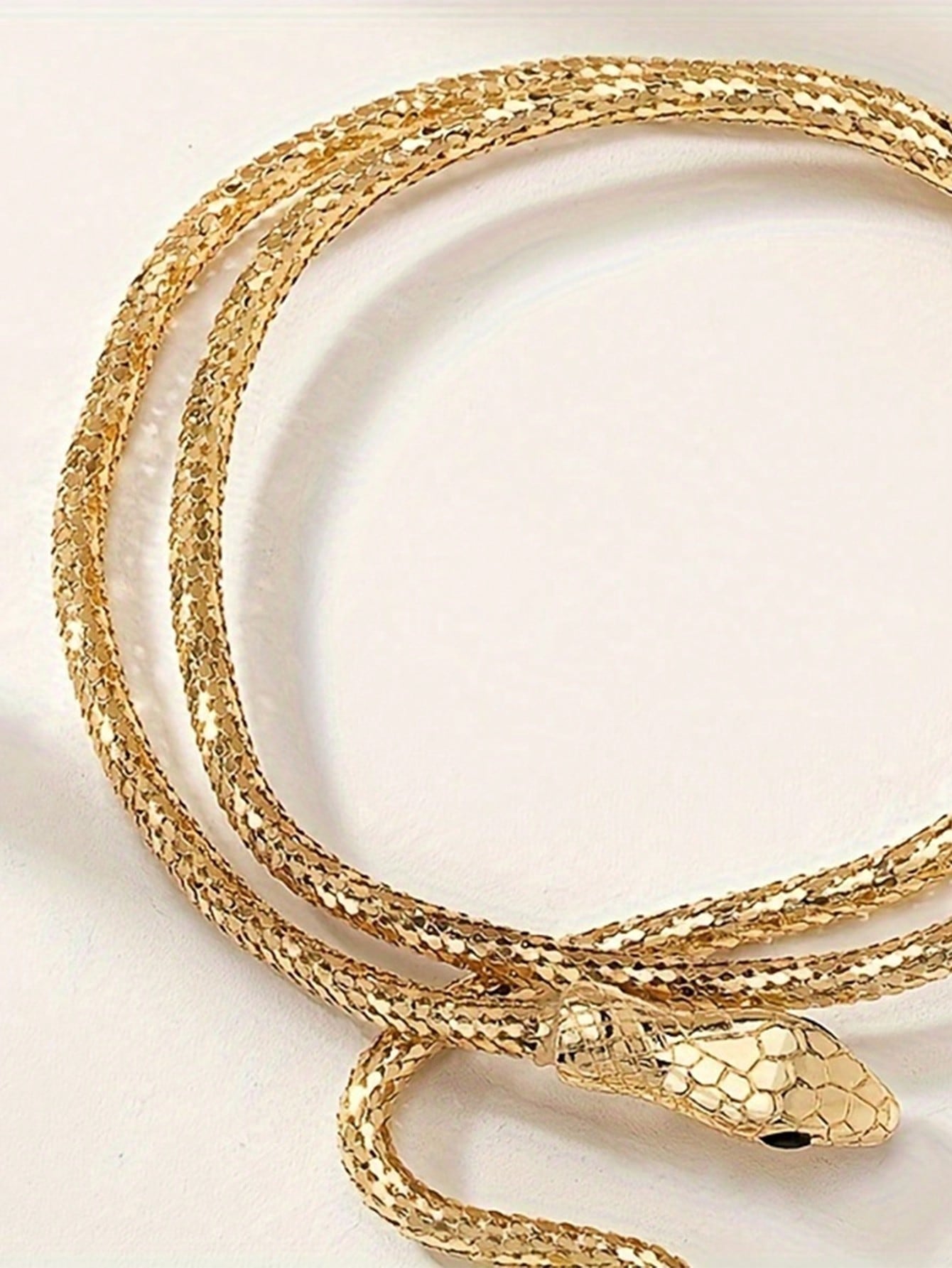 SHEIN 1pc Sexy Snake Design Twist Choker Necklace