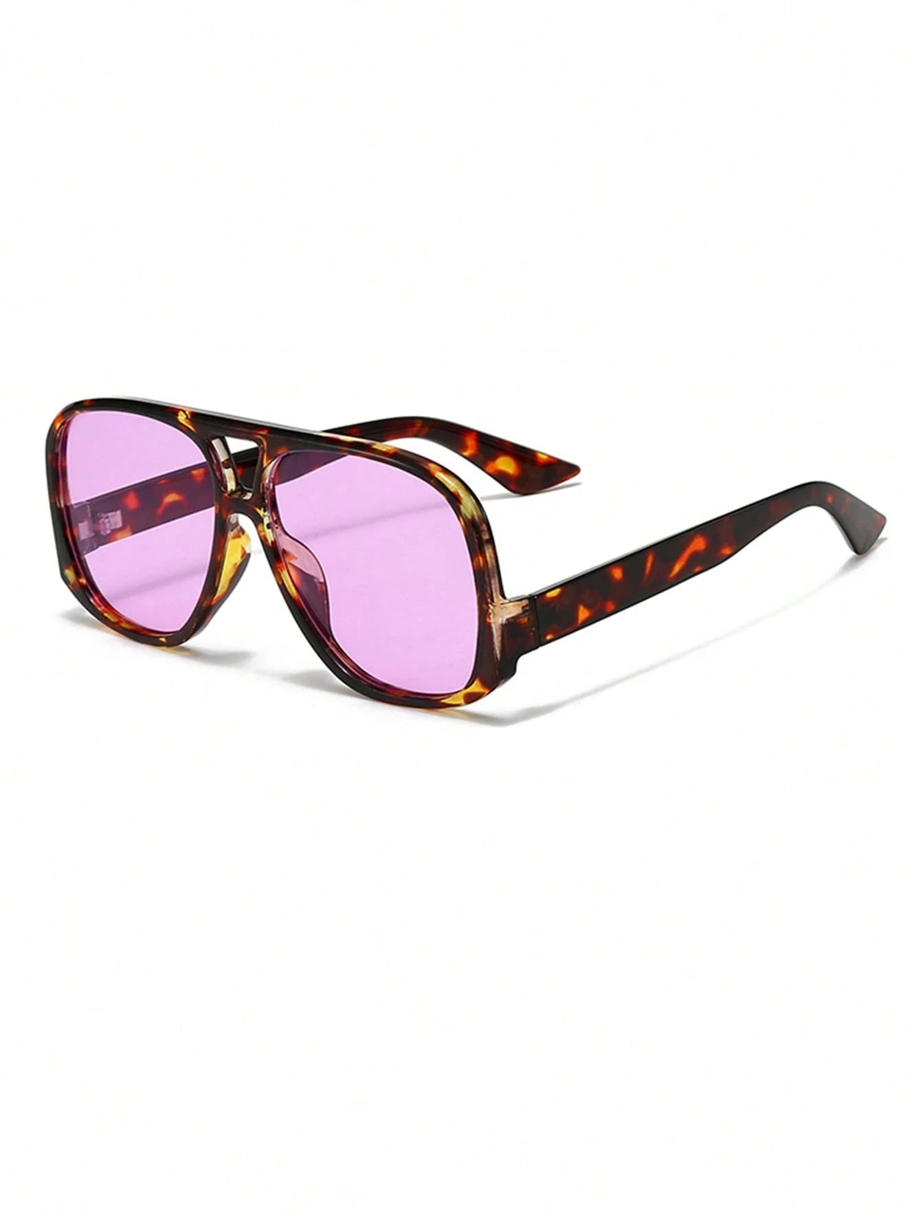SHEIN 1pc Unisex Square Large Frame High-Quality Personalized Minimalist Fashionable Glasses