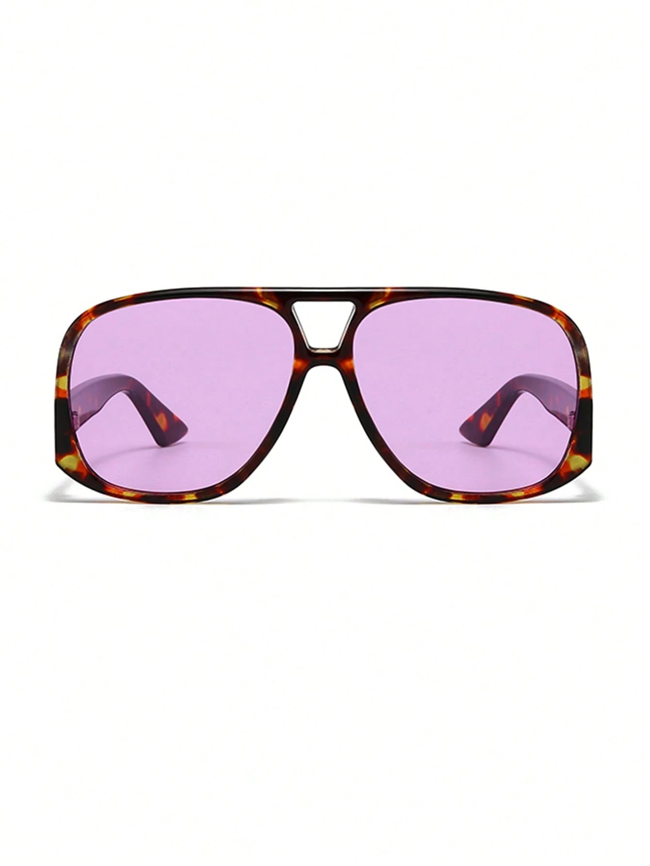 SHEIN 1pc Unisex Square Large Frame High-Quality Personalized Minimalist Fashionable Glasses