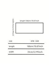 SHEIN 1pc Women Simple Solid Color Regular Style Faux Cashmere Scarf