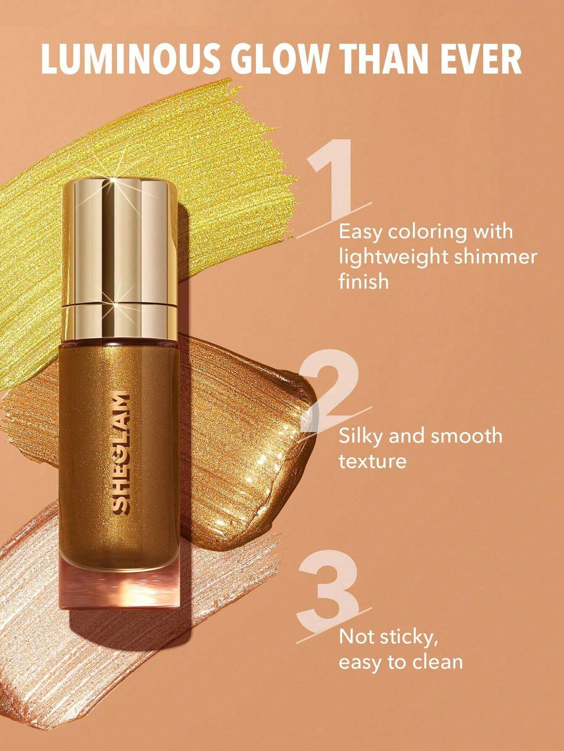 SHEGLAM Sunkissed Body Highlighter - Athena Valentine Day Decor Love Gift Winter Y2K - view 2