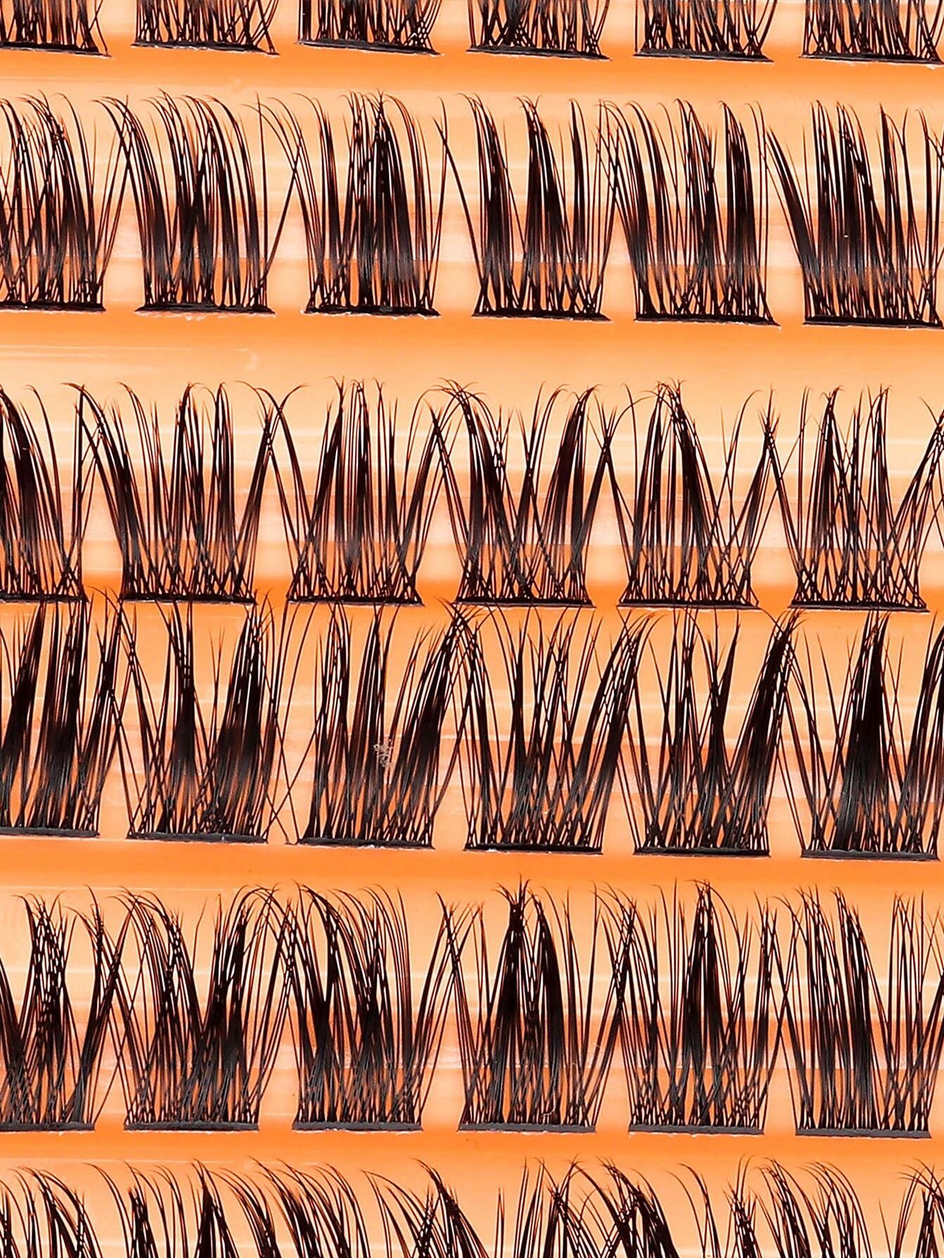 SHEIN Azenlo Cluster Lashes 144 Individual Lashes Clusters Eyelash Stem Lash Clusters With Applicator And Lash Bond And Seal Lash Extension Kit Mix 10-16mm Length C