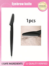 SHEIN 1pcs Eyebrow Trimmer Set, Safety Eyebrow Trimmer, Long Handle Safety Trimmer, Eyebrow Trimmer
