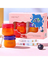 SHEIN 2pcs Lip Balm Gift Set,Plant Extract Moisturizing Silk Soft Lip Mask