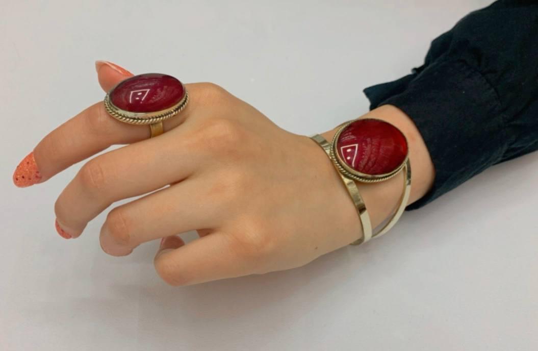 copper ( Bracelet & Ring )