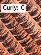 SHEIN Azenlo Cluster Lashes 144 Individual Lashes Clusters Eyelash Stem Lash Clusters With Applicator And Lash Bond And Seal Lash Extension Kit Mix 10-16mm Length C