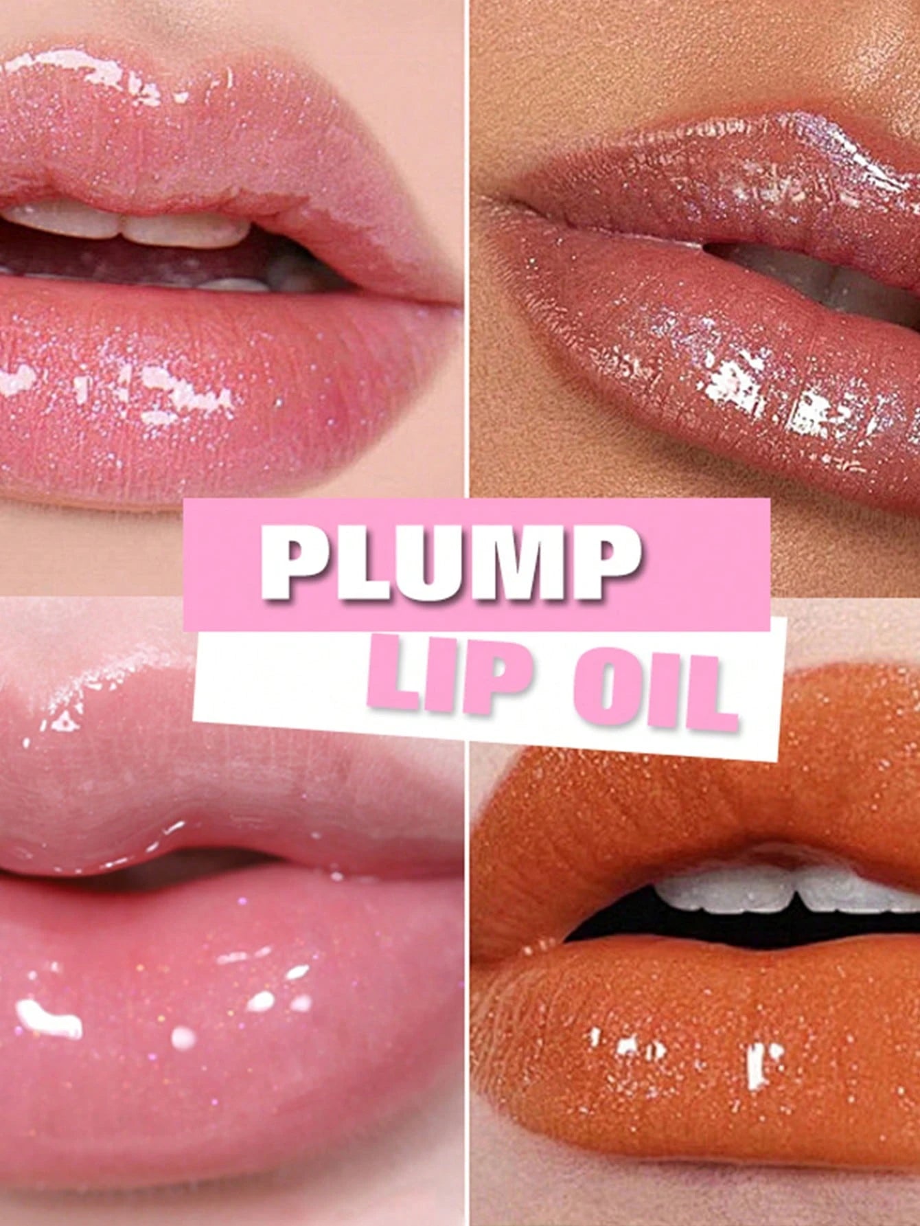 SHEIN 6-Piece Hydrating Lip Oil Gloss Set