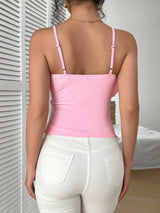 Chiquease French Elegant 3D Floral Camisole Top