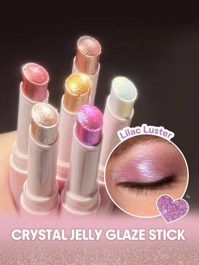 Crystal Jelly Glaze Stick-Lilac Luster Multi-Use Single Eyeshadow Stick Glitter Shimmer Long-Lasting High Pigment BY SHEGLAM