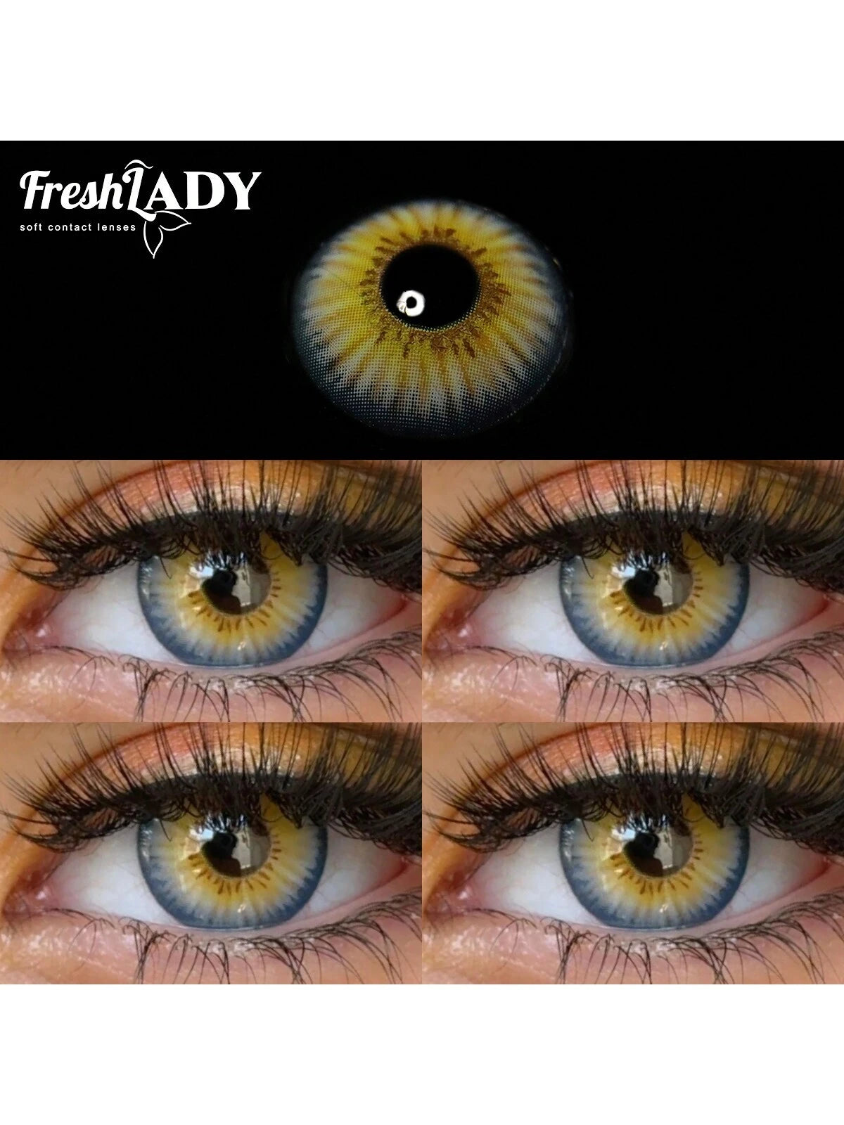 FRESH LADY Freshlady Student Eye Makeup Look Pupilentes California