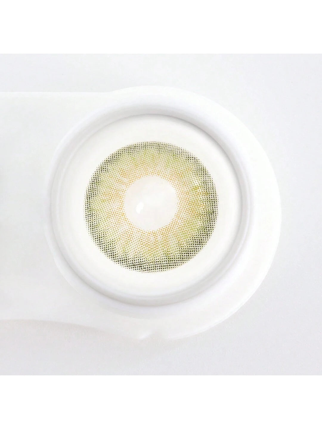 SHEIN Magister Color Contact Lenses For Eyes 1 Pair/2 Pcs 14mm Natural Lime Green