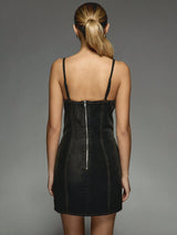 SHEIN DRESS MISSGUIDED Denim Mini Dress Butterfly Bodice