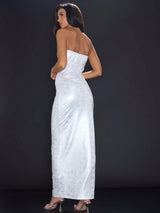 SHEIN MUSERA GOING OUT Bandeau Maxi Dress