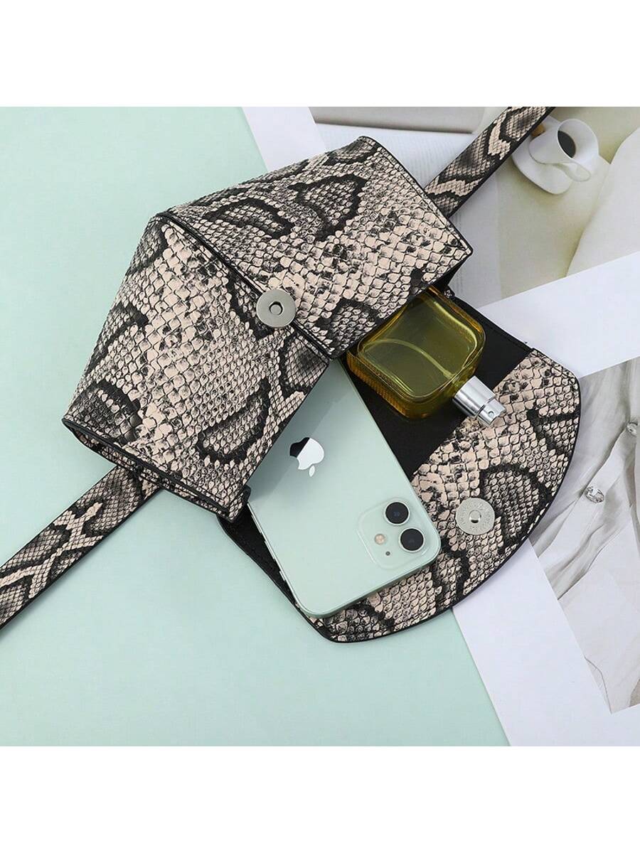 SHEIN Minimalist Belt Waistpack Women's Fashion Ins Fashion Mobile Phone Bag Mini Small