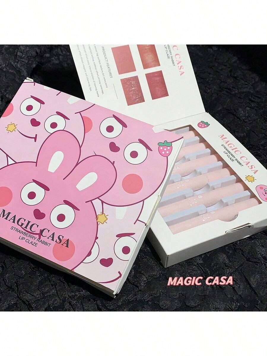 Mirror Lip Gloss Set, 6pcs Long Lasting Plumping Liquid Lipstick Kit