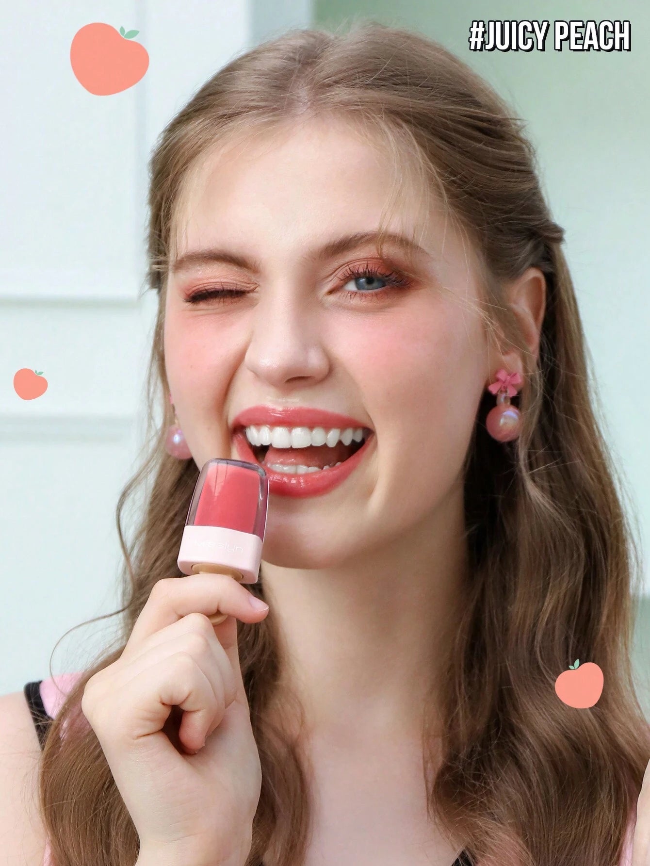 SHEIN Misslyn 2 In 1 Lip & Cheek Tint, For Both Lip And Check, High Moisturizing Effect