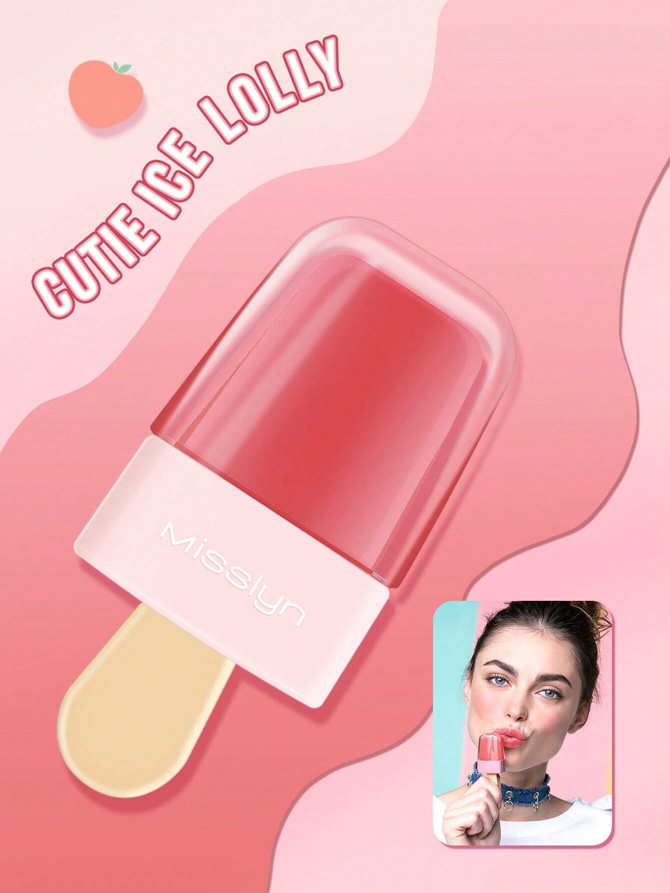 SHEIN Misslyn 2 In 1 Lip & Cheek Tint, For Both Lip And Check, High Moisturizing Effect