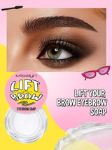 SHEIN Misslyn Eyebrow Soap Lift Your Eyebrows, Solid Eyebrow Soap to Hold Eyebrows in Place, Gives a 3D Velvet Look, Gives Eyebrows a Natural Look