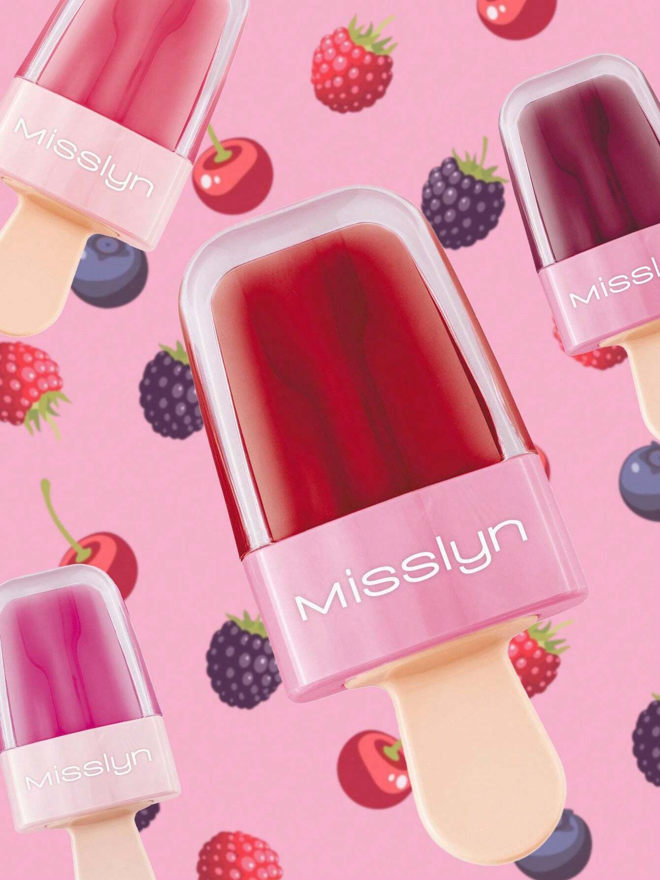 SHEIN Misslyn LOLLY ICE LIP GLOSS,Non-Sticky Lip Gloss, Moisturizing, Shiny And Vegan Lip Gloss