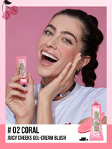 SHEIN Misslyn Juicy Cheek Cream Shimmer Non-Greasy Highly Pigmented Lightweight Breathable Easy to Apply Sheer