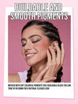 SHEIN Misslyn Juicy Cheek Cream Shimmer Non-Greasy Highly Pigmented Lightweight Breathable Easy to Apply Sheer