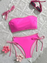 SHEIN New Fashionable Sexy Casual Solid , Bikini Swimwear For Women