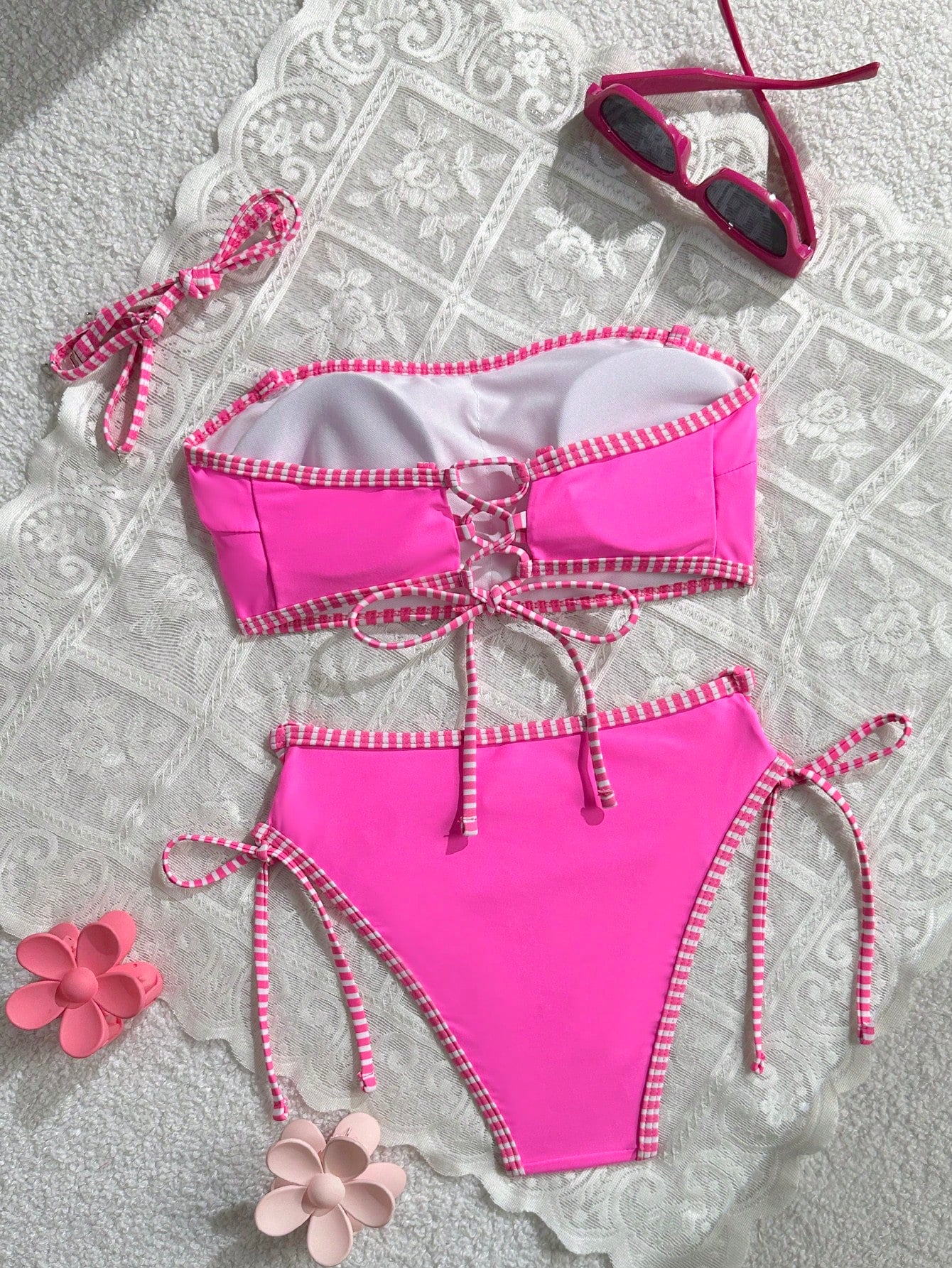 SHEIN New Fashionable Sexy Casual Solid , Bikini Swimwear For Women