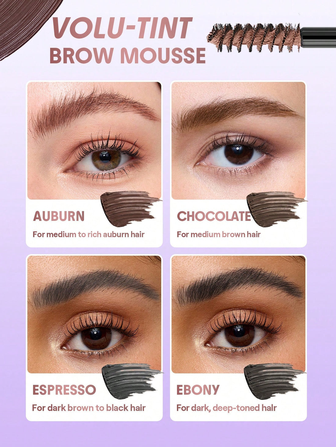 SHEGLAM Airy Tinted Volumizing Brow Mousse-Auburn - view 4