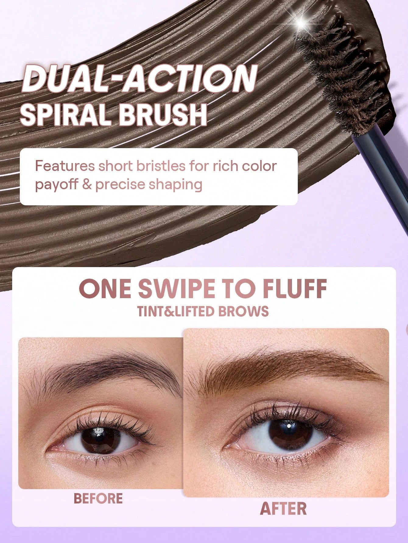 SHEGLAM Airy Tinted Volumizing Brow Mousse-Chocolate