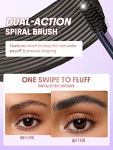 SHEGLAM Airy Tinted Volumizing Brow Mousse-Ebony