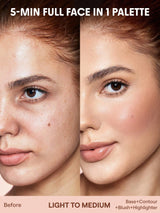 SHEGLAM All About That Face Multifunctional Face Palette-Vanilla