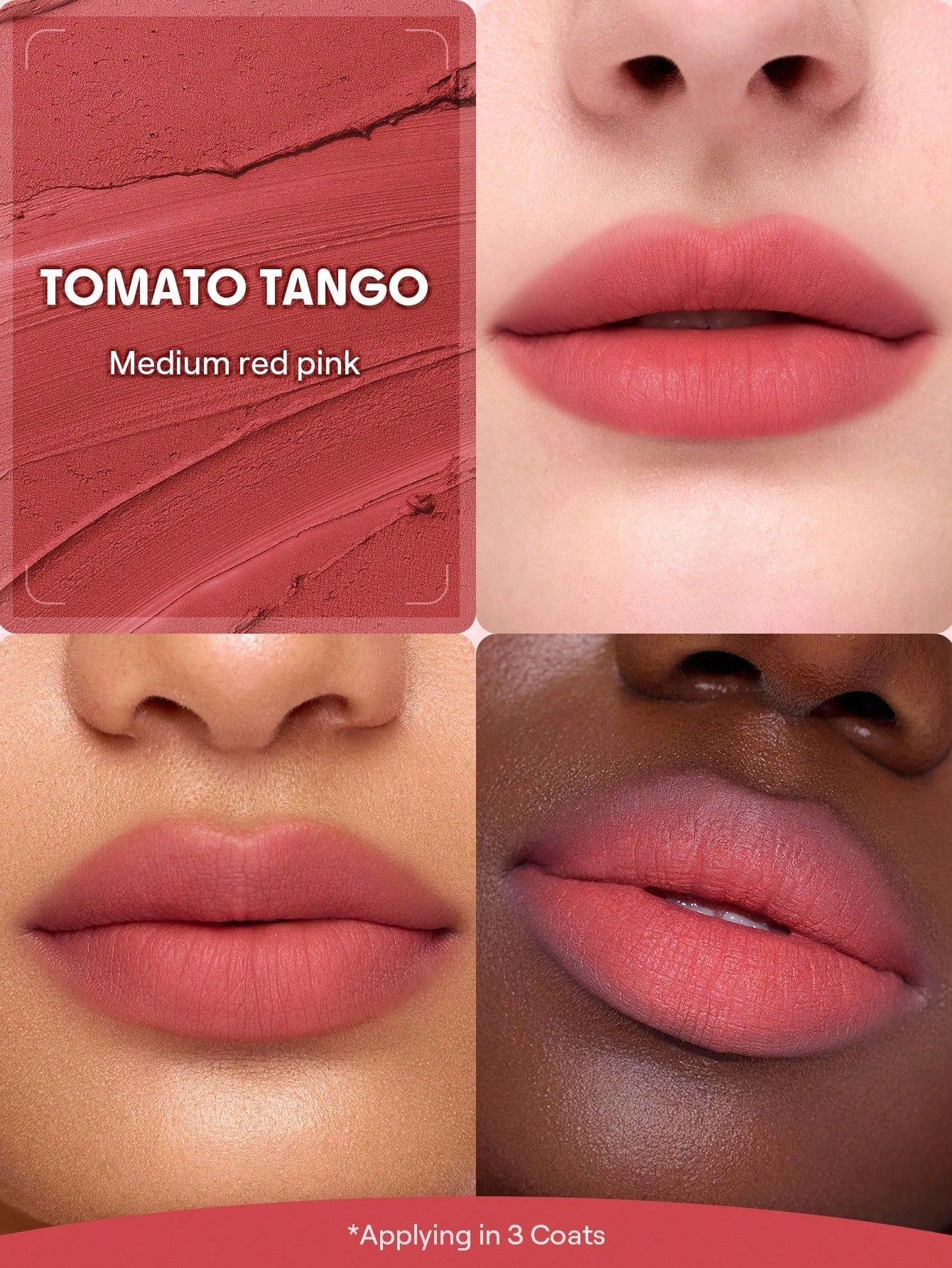 SHEGLAM Bounce Putty Pocket Lip Pot-Tomato Tango