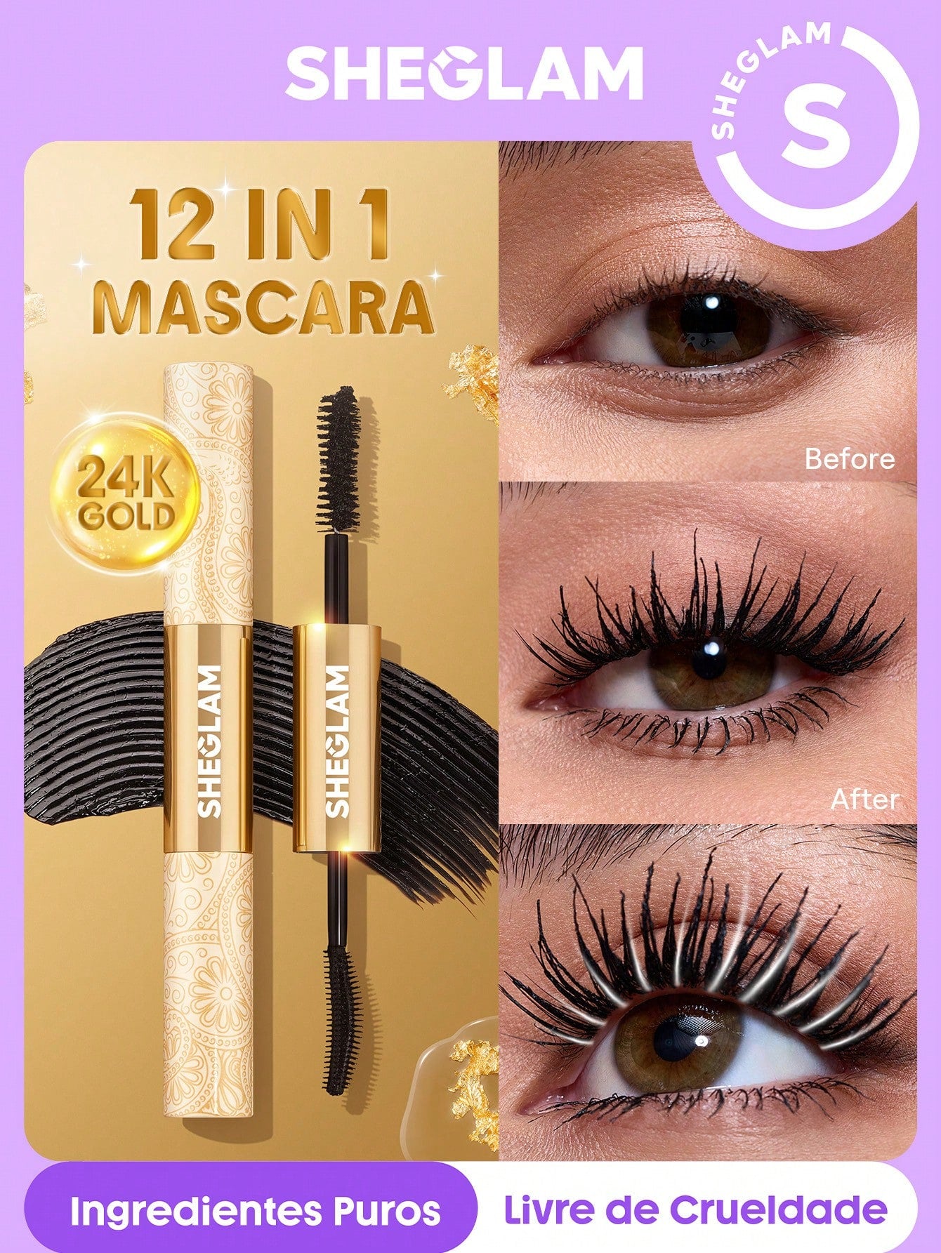 SHEGLAM All-In-One 24k Multi-Effect Mascara