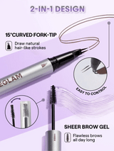 SHEIN SHEGLAM قلم حواجب Real Flow Laminating - شوكولاتة بومادة حواجب ماركة مكياج تجميلية