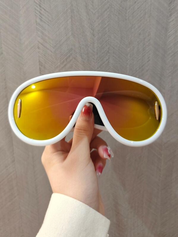 SHEIN Flat Top Sunglasses