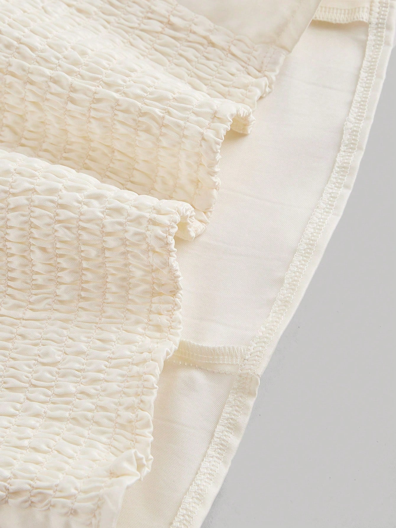 SHEIN SHEIN MOD Bandeau Apricot Elegant Top