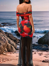 SHEIN Opulessa Valentine's Day Party Atmosphere Dress