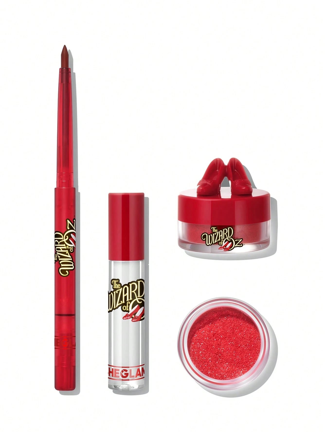 SHEIN The Wizard of OZ™ | SHEGLAM Ruby Slippers™ Glitter Lip Kit Brand Beauty Makeup