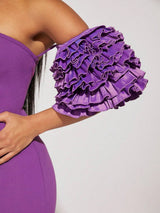 SHEIN Haute Exaggerated Ruffle Off Shoulder Dress