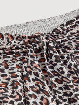 SHEIN MOD Bandeau Top With Twist Leopard Print, Tops, Bandeau Tops