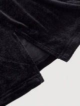 SHEIN MOD Black Color Cardigan With Simple Pleated Fitted Jumpsuit Flare Leg Pants, Casual Holiday Jumpsuit