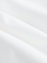 SHEIN MOD Elegant White And Blue Summer Tea Party Multilayer Puffy Dress